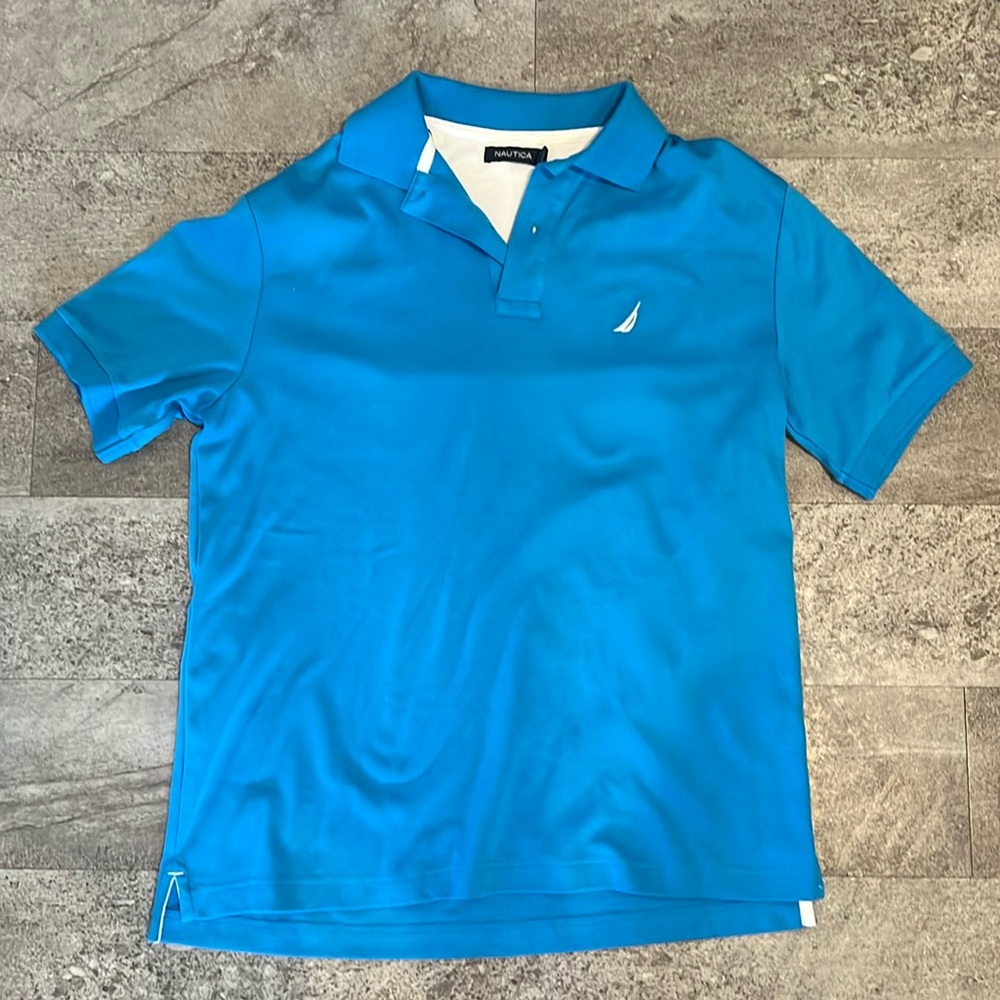 Men’s Nautica blue polo size small
